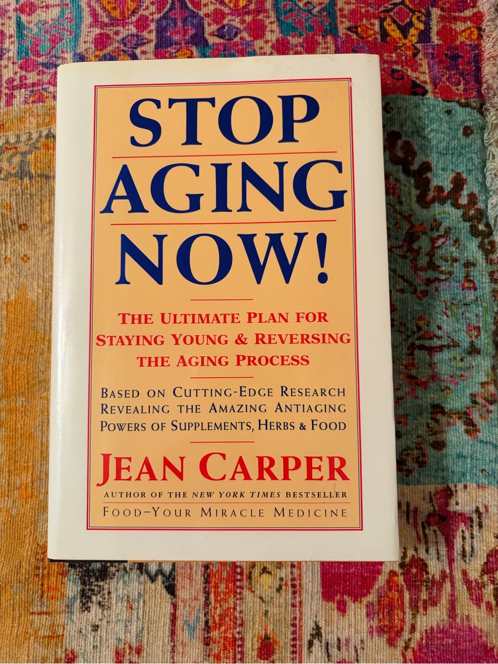 STOP AGING NOW